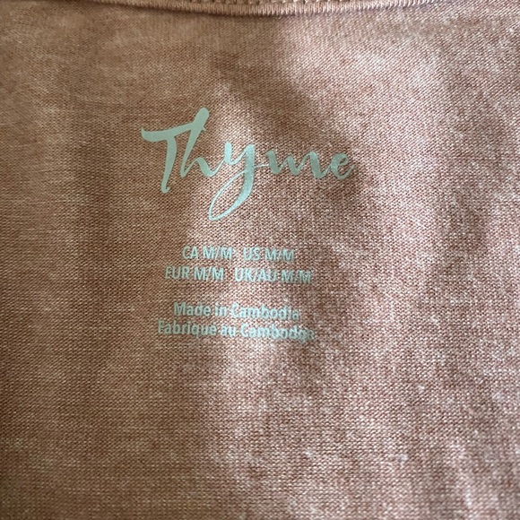 Thyme Maternity t-shirt dress dusty rose - Picture 5 of 6